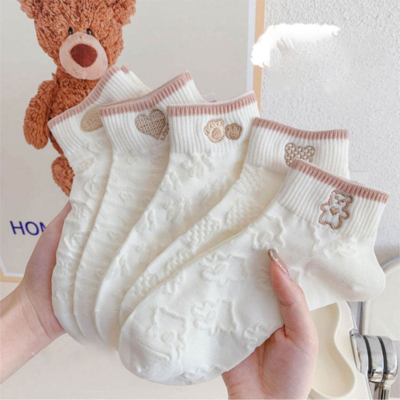 1pair/Cute Summer Women Short Socks Boat Chaussette Femme Cotton Ankle Lace Mujer Sock Female Mesh Breathable Calcetines