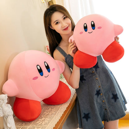 GIANT Kirby Plush Big Soft Stuffed Animal Doll Video Game Fluffy Pink Plushie Doll Throw Pillow Room Decoration Toys For Children's Gift