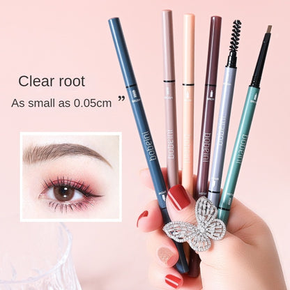 6 Colors Ultra Fine Eyebrow Pencil Waterproof Easy To Color Eyebrow Pencil Long Lasting Makeup Eye Brow Pen Beauty Eye Cosmetics