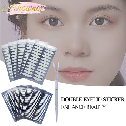 720/1056PC Invisible Double Eyelid Tape Self-Adhesive Transparent Eyelid Stickers Slim/Wide Waterproof Fiber Stickers For Eyelid