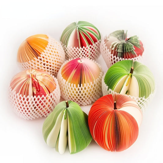 Korea Stationery Kawaii Release Planning Sticky Cute Fruit Vegetable Memo Child Student Gift Stationery School Office Supplies